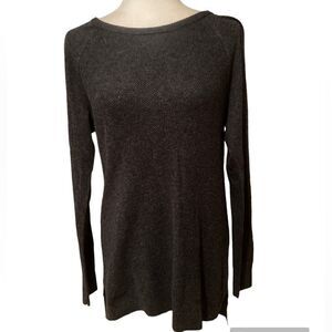 American Eagle Dark Grey Sweater Top Shirt Size Large